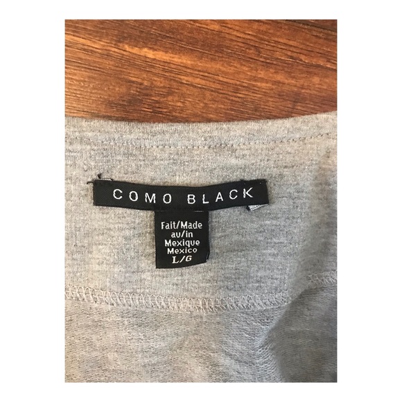 Como black sweater ruffle top - Picture 4 of 6